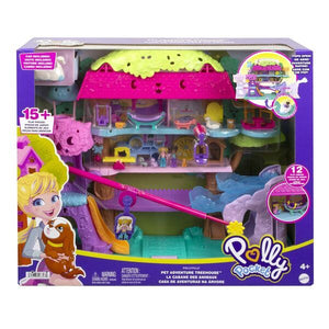 Dierenparty Boomhut - Hhj06 - Polly Pocket, 50953271 van Mattel te koop bij Speldorado !