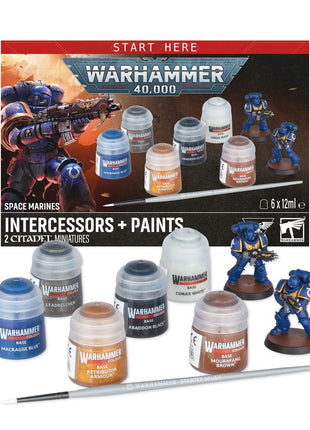 Space Marines: Intercessors + Paints