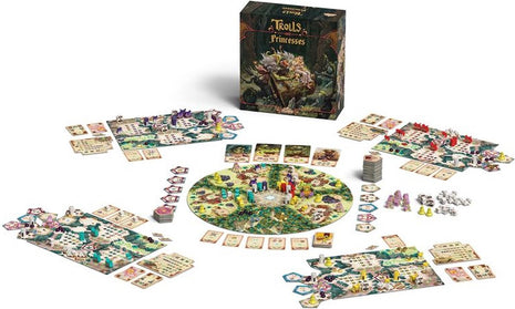 Dit is een foto van het spel Trolls & Princesses te koop bij Speldorado Spellenwinkel Delft