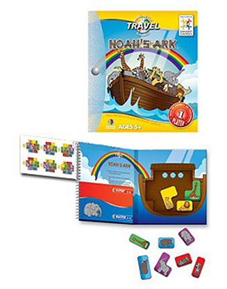 Dit is een foto van het spel Noah's Ark - Magnetic Travel - Smart games te koop bij Speldorado Spellenwinkel Delft