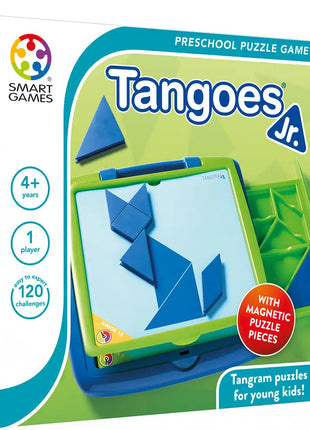 SmartGames - Tangoes Jr - kinderpuzzel - 120 opdrachten - Tangram hersenbreker  - smart games