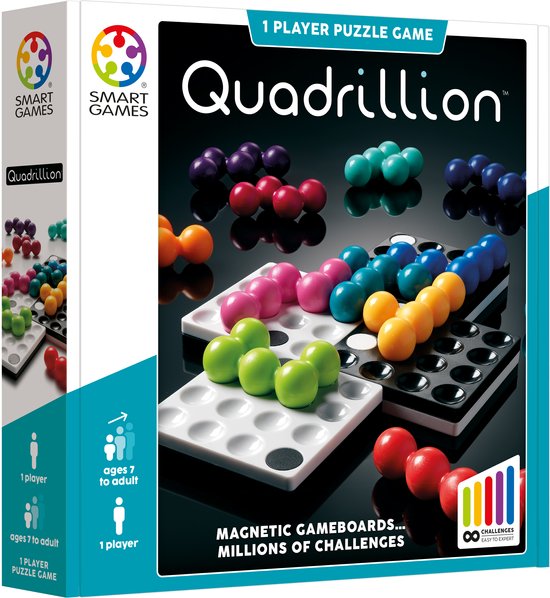 Dit is een foto van het spel Quadrillion -Classics- Smart games te koop bij Speldorado Spellenwinkel Delft