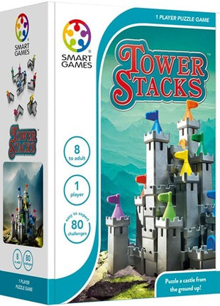 Tower Stacks (80 opdrachten) hersenbreker  - Smart Games