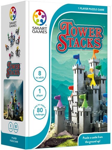 Dit is een foto van het spel Tower Stacks -Classics- Smart games te koop bij Speldorado Spellenwinkel Delft