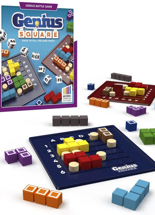 Dit is een foto van het spel Genius Square -Genius Battle Games - Smart Games te koop bij Speldorado Spellenwinkel Delft