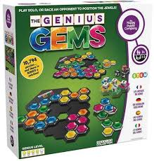 Dit is een foto van het spel Genius Gems-Genius Battle Games - Smart Games te koop bij Speldorado Spellenwinkel Delft