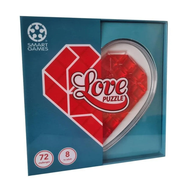 Dit is een foto van het spel IQ Love Puzzle- IQ Plus - Smart games te koop bij Speldorado Spellenwinkel Delft