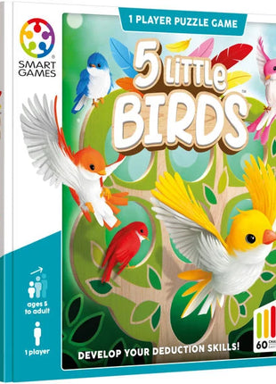 Dit is een foto van het spel 5 Little Birds -Classics- Smart games te koop bij Speldorado Spellenwinkel Delft