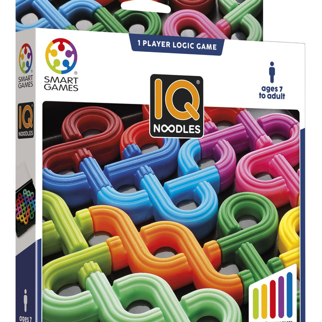 Dit is een foto van het spel IQ Noodles- IQ Plus - Smart games te koop bij Speldorado Spellenwinkel Delft