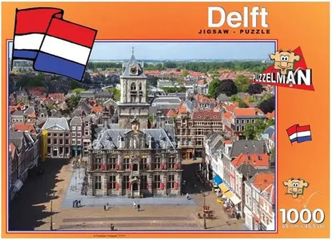 Dit is een foto van het spel Delft - Stadhuis te koop bij Speldorado Spellenwinkel Delft