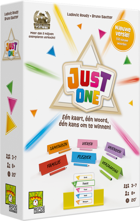 Just One - Refresh – strategisch bordspel – 3 tot 7 spelers