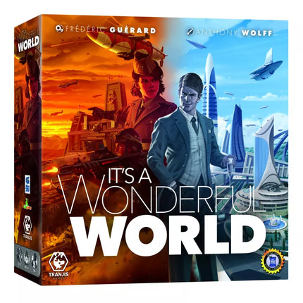 Dit is een foto van het spel It's a Wonderful World te koop bij Speldorado Spellenwinkel Delft