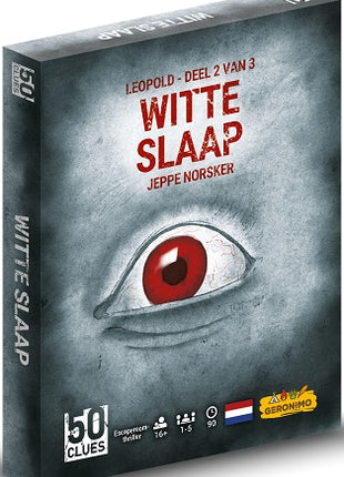 50 Clues - Witte Slaap – party bordspel – 2 tot 4 spelers