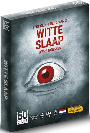 Dit is een foto van het spel 50 Clues - Witte Slaap te koop bij Speldorado Spellenwinkel Delft