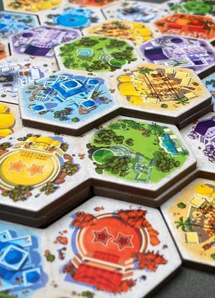 Dit is een foto van het spel Akropolis te koop bij Speldorado Spellenwinkel Delft