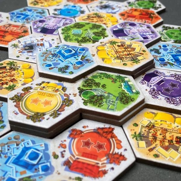 Dit is een foto van het spel Akropolis te koop bij Speldorado Spellenwinkel Delft