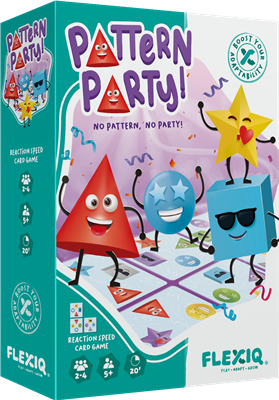 Dit is een foto van het spel Pattern Party! EN-NL te koop bij Speldorado Spellenwinkel Delft