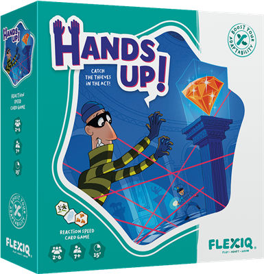 Dit is een foto van het spel Hands Up! NL te koop bij Speldorado Spellenwinkel Delft