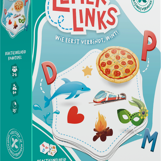 Dit is een foto van het spel Letter Links te koop bij Speldorado Spellenwinkel Delft