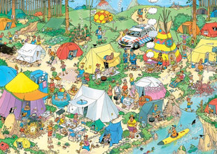 Kamperen in het Bos - Jan van Haasteren (1000)