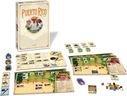 Dit is een foto van het spel Puerto Rico te koop bij Speldorado Spellenwinkel Delft