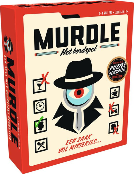 Murdle Board Game – gezellig bordspel – 1 speler
