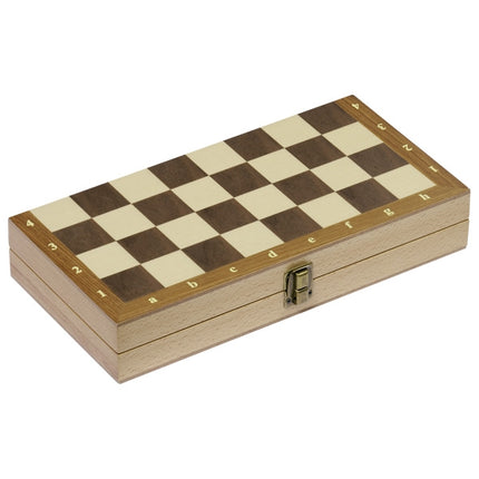 Schaakspel In Cassette, 29 Cm, Met Notatie