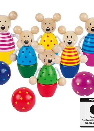 Dit is een foto van het spel kegelspel te koop bij Speldorado Spellenwinkel Delft