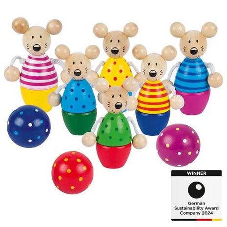 Dit is een foto van het spel kegelspel te koop bij Speldorado Spellenwinkel Delft