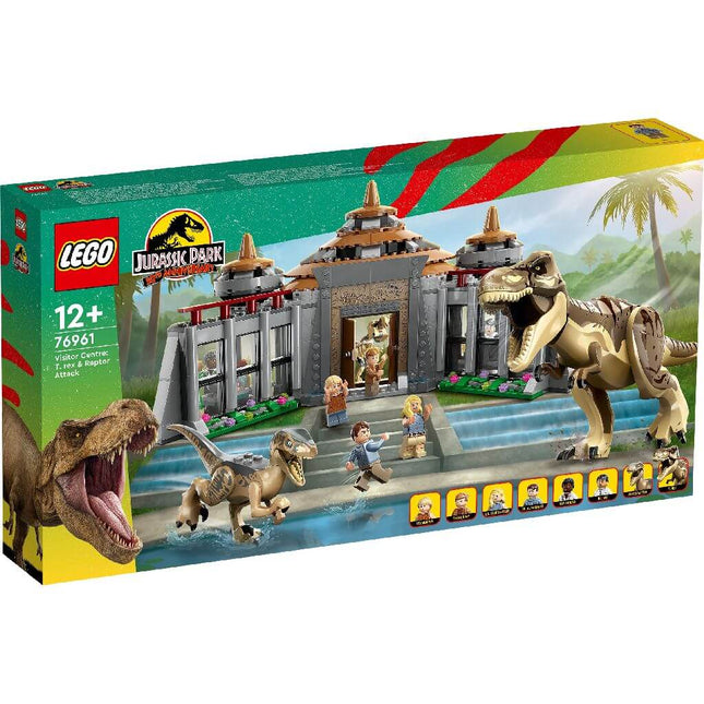 Bezoekerscentrum: T-rex & Raptor Aanval 76961, 38538489 van Lego te koop bij Speldorado !