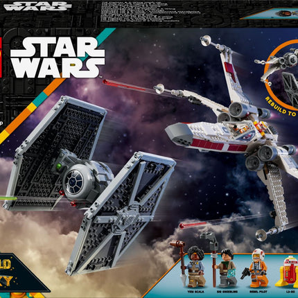 TIE Fighter en X wing combi 75393 Star Wars