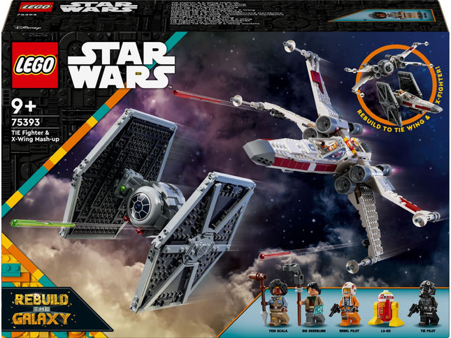 TIE Fighter en X wing combi 75393 Star Wars