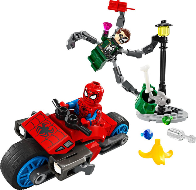 Motorachtervolging: Spider Man vs. Doc Ock 76275