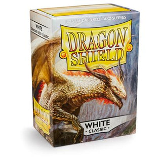Sleeves - White (100ct) - Dragon Shield - Sleeves - Kaartspel accessoires,bordspel accessoires