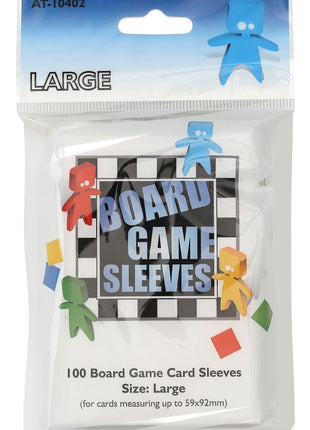 Sleeves Board Game - Clear - Large (59x92mm) - Sleeves - Kaartspel accessoires,bordspel accessoires