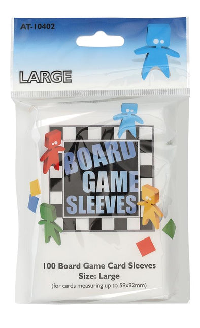 Dit is een foto van het spel SLEEVES Board Game - Clear - Large (59x92mm) te koop bij Speldorado Spellenwinkel Delft