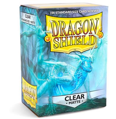 Sleeves Matte - Clear (100ct) - Dragon Shield - Sleeves - Kaartspel accessoires,bordspel accessoires