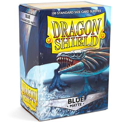 Sleeves Matte - Blue (100ct) - Dragon Shield