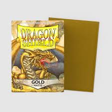 Sleeves Matte - Gold (100ct) - Dragon Shield - Sleeves - Kaartspel accessoires,bordspel accessoires