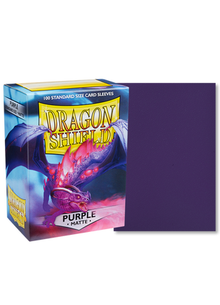 Sleeves Matte - Purple (100ct) - Dragon Shield - Sleeves - Kaartspel accessoires,bordspel accessoires