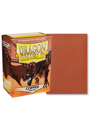 Sleeves Matte - Copper (100ct) - Dragon Shield - Sleeves - Kaartspel accessoires,bordspel accessoires