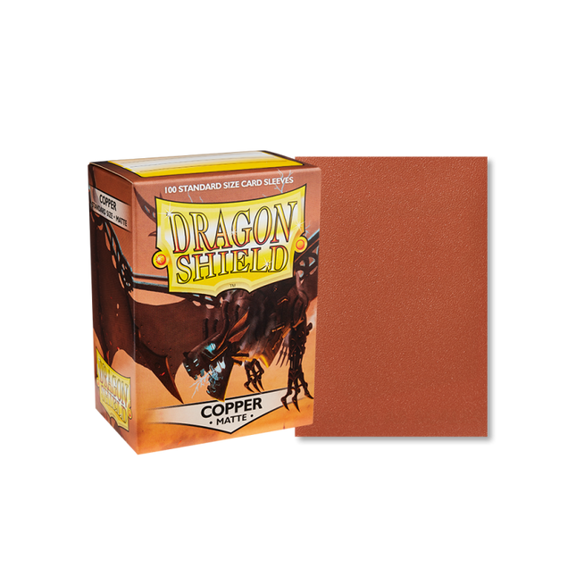 Sleeves Matte - Copper (100ct) - Dragon Shield