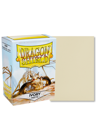 Sleeves Matte - Ivory (100ct) - Dragon Shield - Sleeves - Kaartspel accessoires,bordspel accessoires