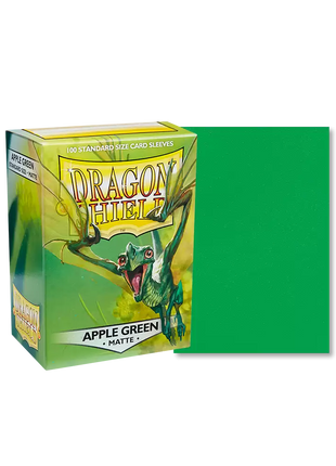 Sleeves Matte - Apple Green (100ct) - Dragon Shield - Sleeves - Kaartspel accessoires,bordspel accessoires
