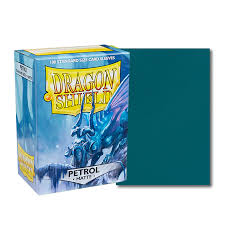 Sleeves Matte - Petrol (100ct) - Dragon Shield - Sleeves - Kaartspel accessoires,bordspel accessoires