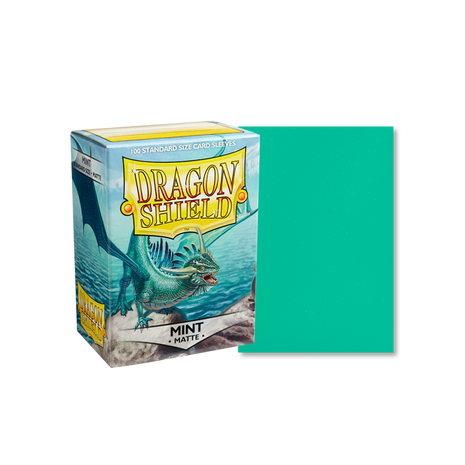 Sleeves Matte - Mint (100ct) - Dragon Shield - Sleeves - Kaartspel accessoires,bordspel accessoires