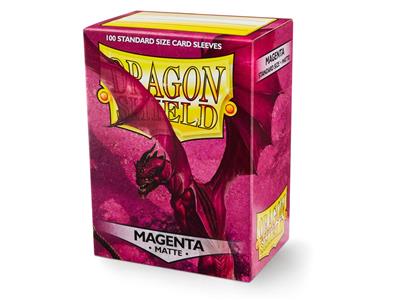 Sleeves Matte - Magenta (100ct) - Dragon Shield - Sleeves - Kaartspel accessoires,bordspel accessoires