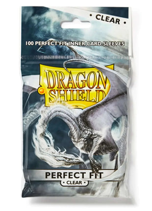 Sleeves Fit - Clear/Clear (100ct) - Dragon Shield - Sleeves - Kaartspel accessoires,bordspel accessoires