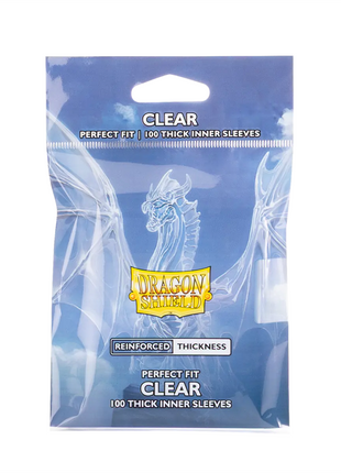Sleeves Dragon Shield Thick Inner Clear - Sleeves - Kaartspel accessoires,bordspel accessoires
