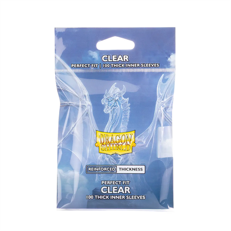 Sleeves Dragon Shield Thick Inner Clear - Sleeves - Kaartspel accessoires,bordspel accessoires